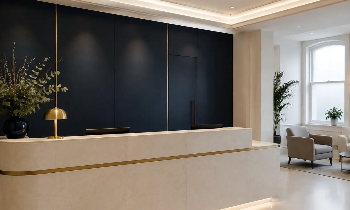 Private treatment room at The Men Clinics in Soho