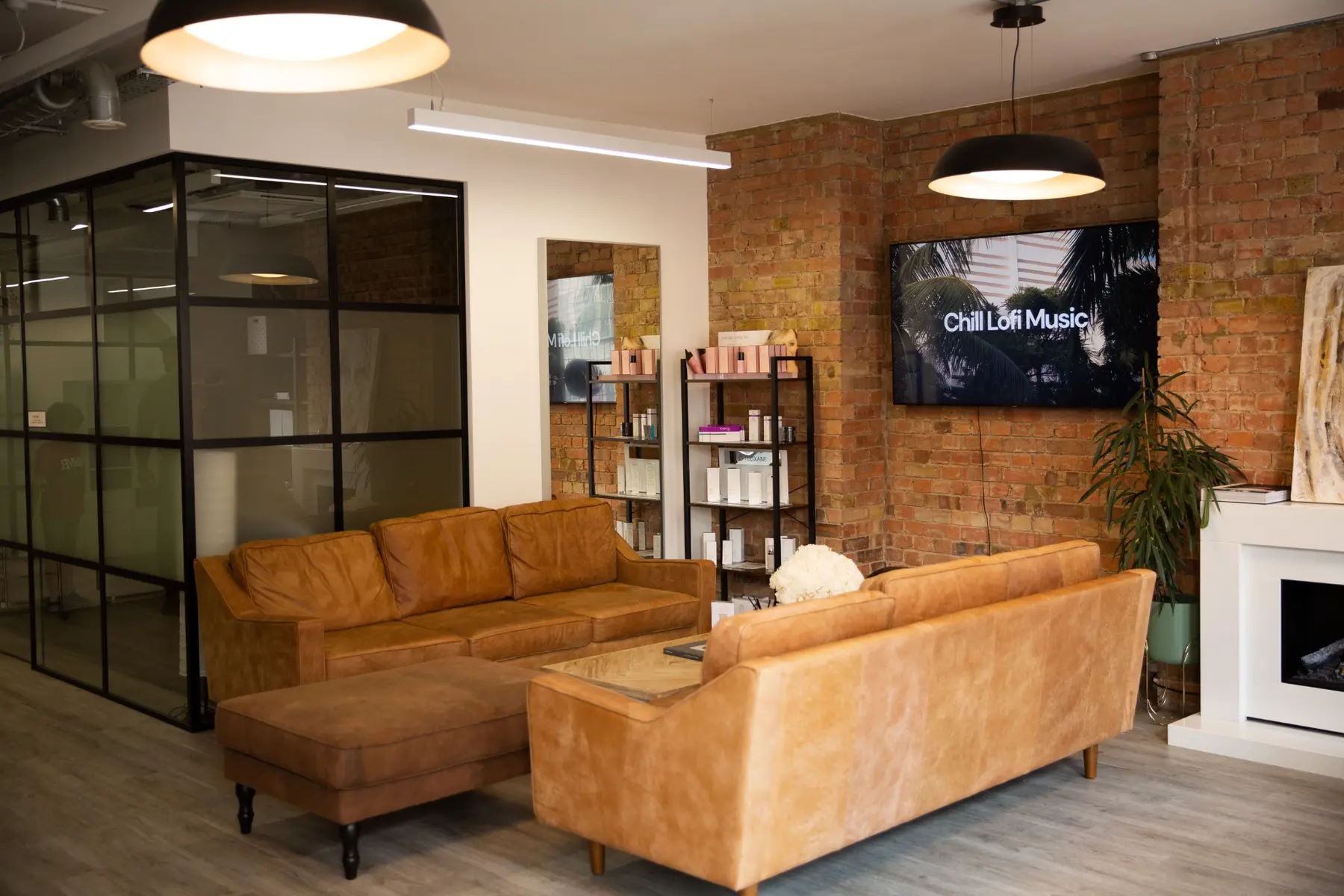Reception and patient lounge at The Men Clinics in Soho